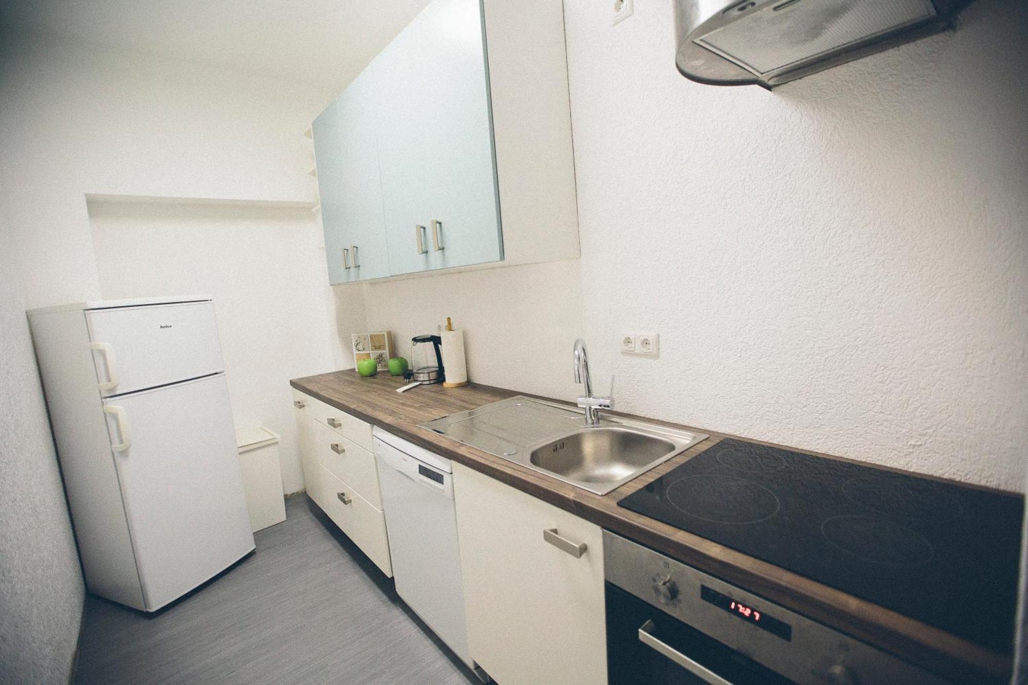 Grosse & Voll Ausgestattete Apartments, Studios, Doppelzimmer, Workspace, Parkplatz, Netflix, Prime & Schnelles Wifi In Ruhiger Lage Mit Garten Rudolstadt Room photo