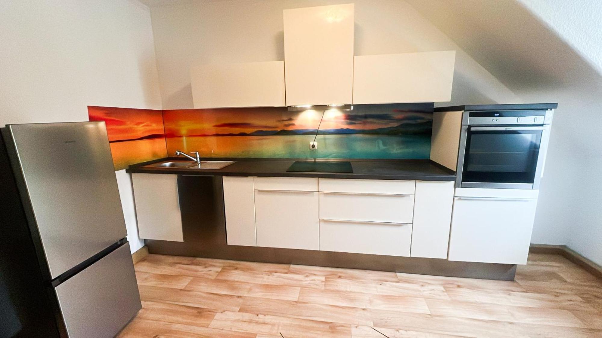 Grosse & Voll Ausgestattete Apartments, Studios, Doppelzimmer, Workspace, Parkplatz, Netflix, Prime & Schnelles Wifi In Ruhiger Lage Mit Garten Rudolstadt Room photo